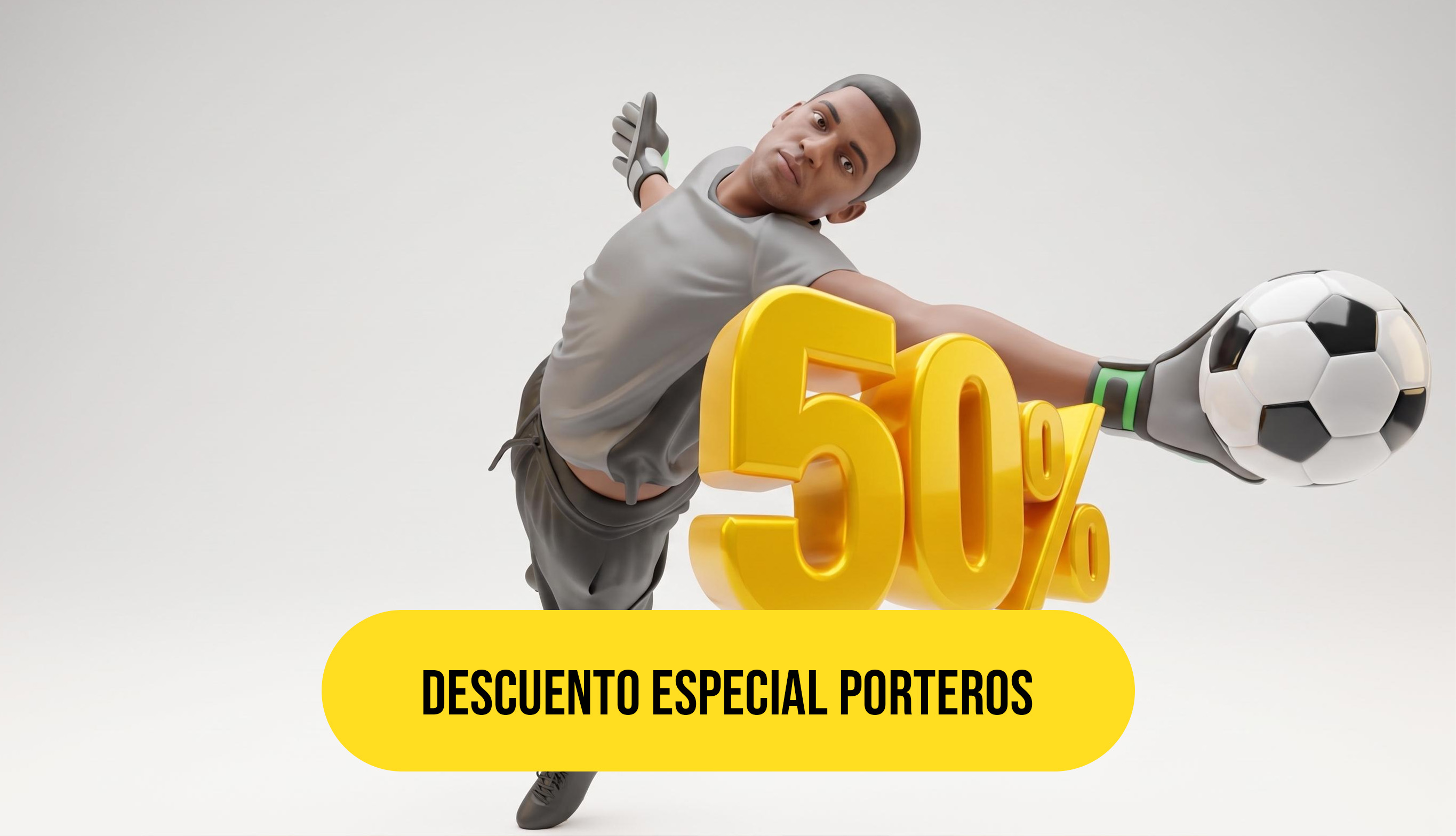 PORTEROS 26/27. Cuotas 50% descuento.